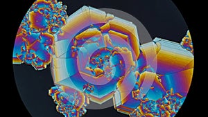 Typical in the study of crystallography or materials science, providing insig