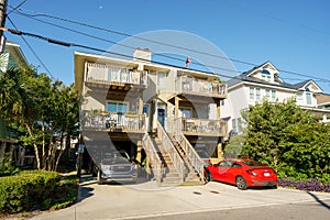 Typical style home in Wrightsville North Carolina near coastal beach