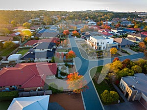 Typical suburb in Australia