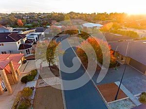 Typical suburb in Australia