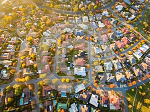 Typical suburb in Australia