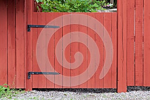 Typical Swedish fences color