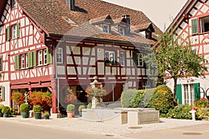 Typical Swiss Farm House