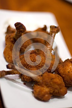 Typical tapa. Chicken Wings. S photo