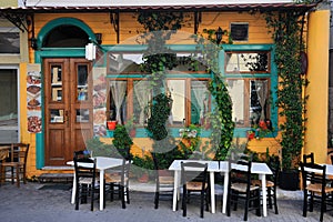 Typical Tavern in Greece