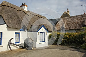 Thatched cottage. Kilmore Quay. county Wexford. Ireland