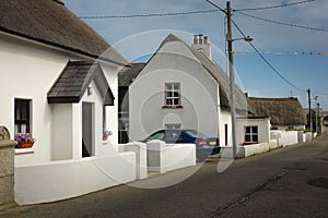 Thatched cottage. Kilmore Quay. county Wexford. Ireland