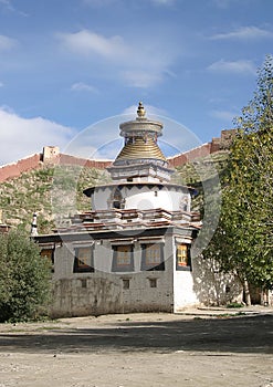 Typical tibet buddist stupa