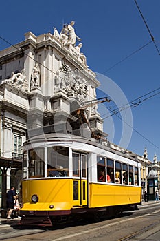 Typical Tram in Lisbon