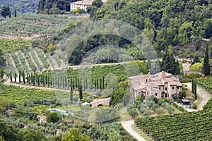 Typical tuscan house
