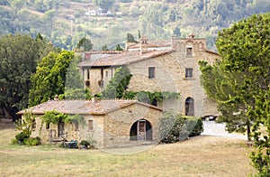 Typical tuscan house