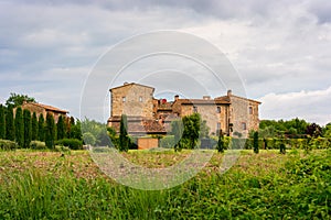 Typical tuscan house