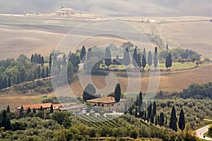 Typical tuscan landscape