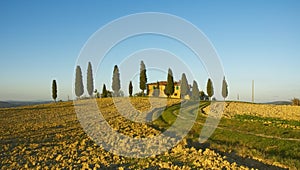 Typical tuscan landscape photo