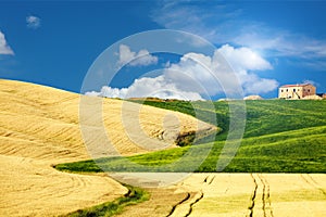 Typical tuscan landscape