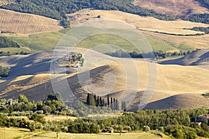 Typical Tuscany landscape