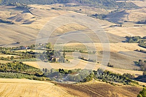 Typical Tuscany landscape in summer