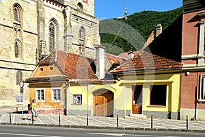 Typical urban landscape in Brasov, Transilvania