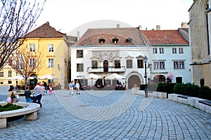 Typical urban landscape in Sopron (Ãâdenburg), Hungary