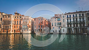 Typical Venetian architecture, historic buildings