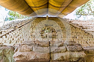 A typical view in Copan Ruins in Honduras