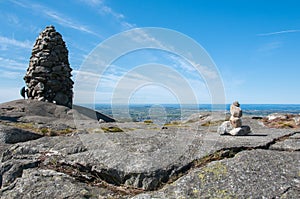 Typical view of hiking trail in south-eastern Norway