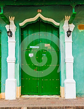 A typical view in Trinidad in Cuba