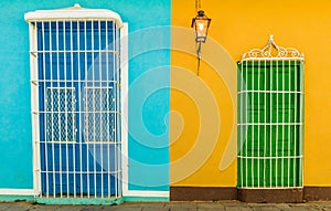 A typical view in Trinidad in Cuba