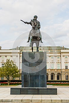 A typical view in Warsaw in Poland