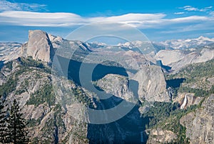 Typical view of the Yosemite National Park