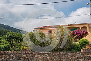 Typical village on Corsica, Franc