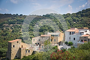 Typical village on Corsica, Franc