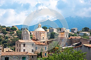 Typical village on Corsica, Franc