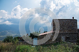 Typical village on Corsica, Franc