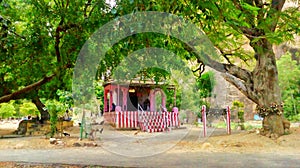 A typical village temple in Tamil Nadu India