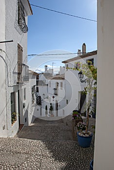 Typical white houses in Altea, Costa Blanca - Spain