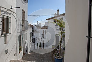 Typical white houses in Altea, Costa Blanca - Spain