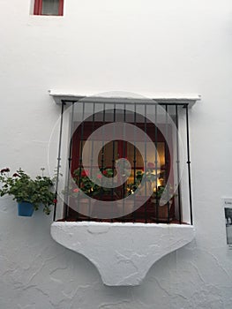 Typical window- Mijas village-Andalusia-Spain