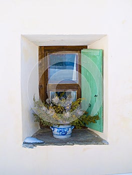 Typical window mountain home