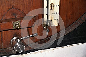 Traditional wooden Portwine barrel