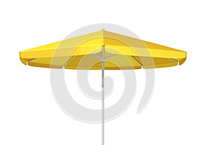 typical yellow umbrella sunshade