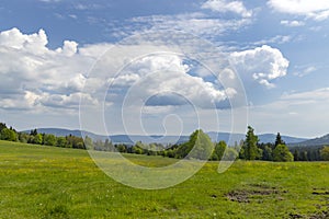 Typicallandscape near Modrava, Nation park Sumava, Czech Republic