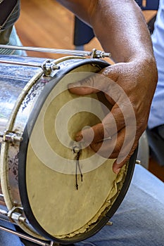 Typically Brazilian percussion instrument called Cuica photo