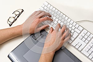 Typing Hands