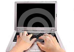 Typing on the keyboard