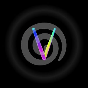 Typo A, B, C, D, E, F, G, H, I, J, K, L, M, N, O, P, Q, R, S, T, U, V, W, X, Y, Z 3D Neon fonts, modern alphabet letters and photo