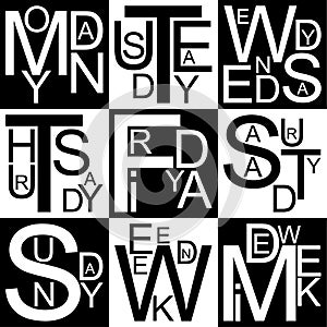 Typographic illustration