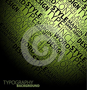 Typography background