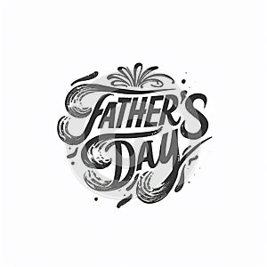 typography logo saying "FATHER'S DAY", font logo, groovy font, vintage ad font, retro font