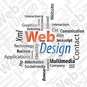 Typography Web Design photo